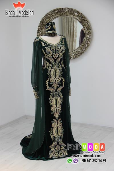 Kaftan-S3837 Yeşil