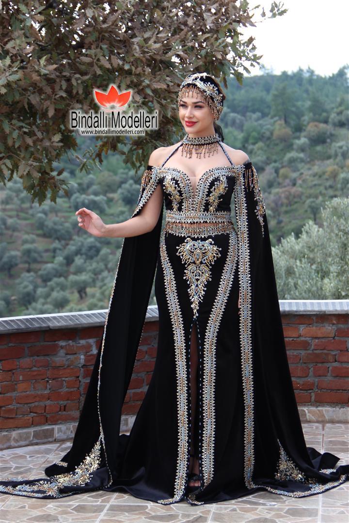 Kaftan S4018 Siyah